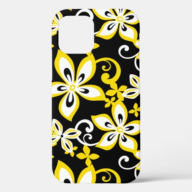 ALOHA HAWAII (BLACK/YELLOW) Case-Mate iPhone CASE (Back)