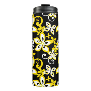 ALOHA HAWAII (BLACK/YELLOW) THERMAL TUMBLER