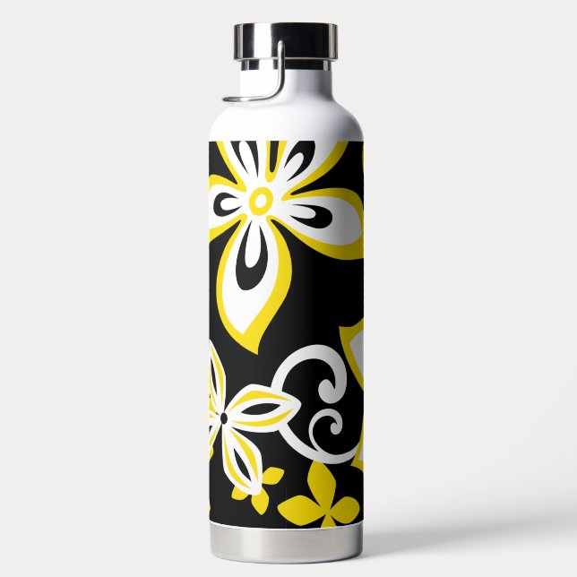 ALOHA HAWAII (BLACK/YELLOW) WATER BOTTLE (Right)
