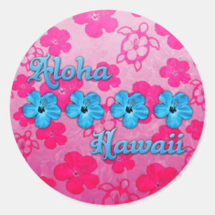 Aloha Hawaii Classic Round Sticker