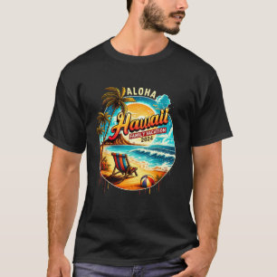 Aloha Hawaii Family Vacation 2024 Funny Summer Haw T-Shirt