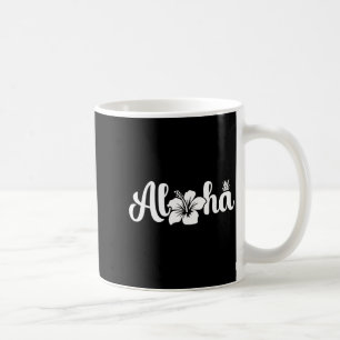 Aloha hawaii flower tropical hawaiian island kids coffee mug