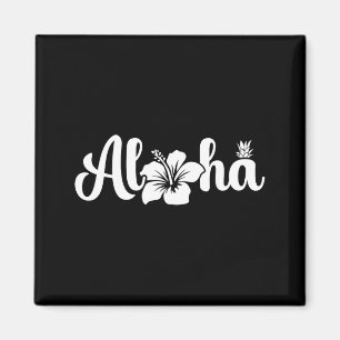 Aloha hawaii flower tropical hawaiian island kids magnet