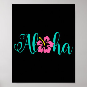 Aloha hawaii from the island - feel the aloha poster