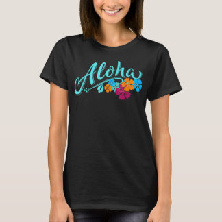 Aloha Hawaii Hawaiian Island Funny Beach Vacation T-Shirt