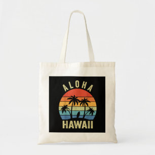 Aloha Hawaii Hawaiian Island Shirt Palm Beach Surf Tote Bag