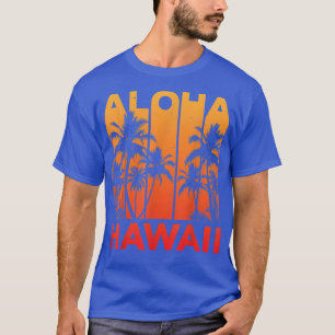 Aloha Hawaii Hawaiian Island T  Vintage 1980s Thro T-Shirt