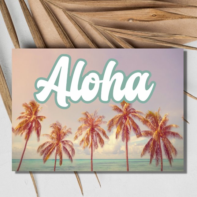 Aloha Hawaii Hawaiian Island Wedding Save the Date (Aloha Hawaii Hawaiian Island Wedding Save the Date)