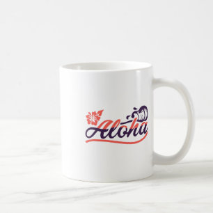 Aloha Hawaii Hawaiian Pineapple Sunny Beaches Coffee Mug