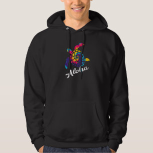 Aloha Hawaii Hawaiian Summer Vacation Sea Turtle Hoodie
