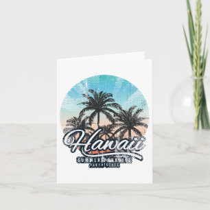 Aloha Hawaii Hawaiian Tee Beach Vacation Costume L Card