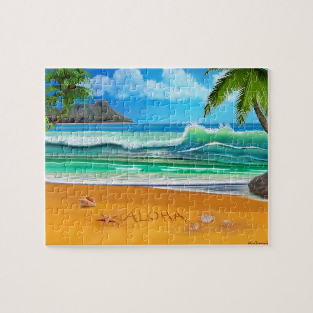 Aloha Hawaii Jigsaw Puzzle (Horizontal)