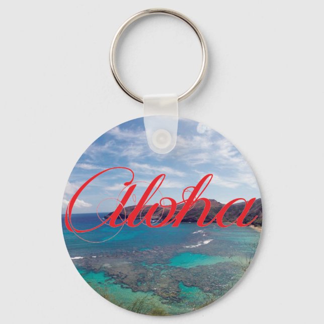 Aloha Hawaii Key Ring (Front)
