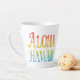 Aloha Hawaii Latte Mug