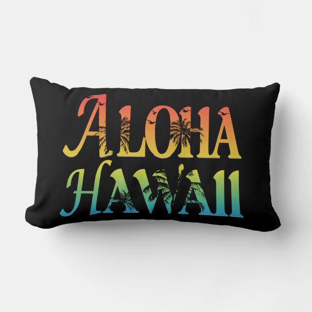 Aloha Hawaii Lumbar Cushion (Front)