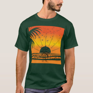 Aloha Hawaii palm birds sun funny T-Shirt