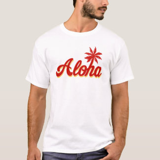 Aloha Hawaii Palm Tree tee