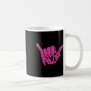 Aloha Hawaii Palm Trees Hawaiian Island Beach Surf Coffee Mug