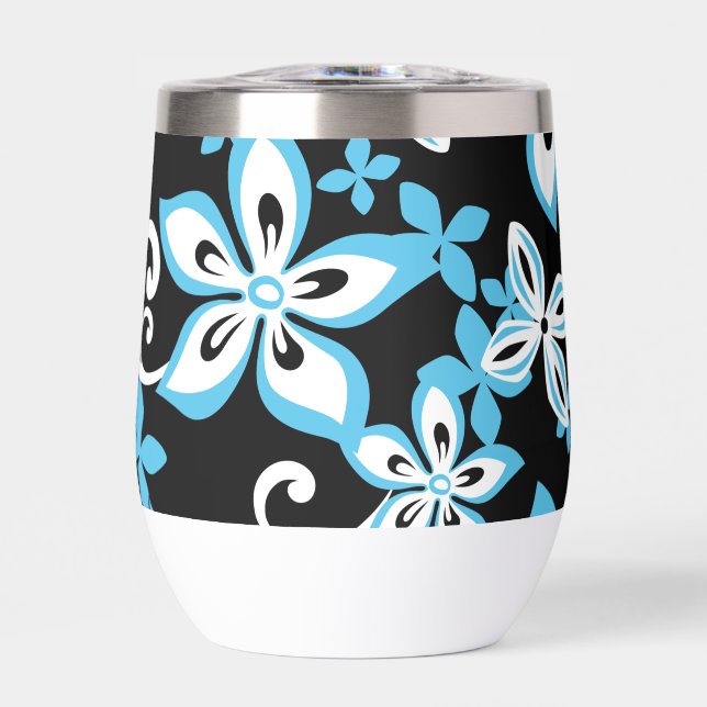 ALOHA HAWAII PATTERN IN BLACK/BLUE (Front)