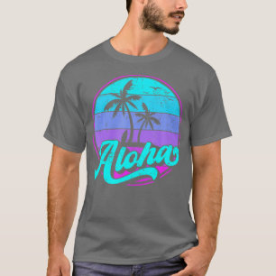 Aloha Hawaii Retro Vintage Sunset  T-Shirt