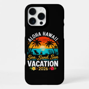 Aloha Hawaii Sea Sand Sun 2026 iPhone 16 Pro Max Case