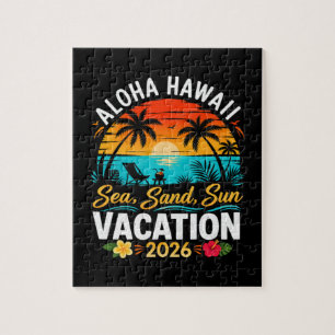 Aloha Hawaii Sea Sand Sun 2026 Jigsaw Puzzle