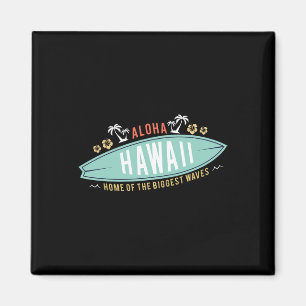 Aloha Hawaii Shirt Surfing Boys Gift Surfboard Haw Magnet