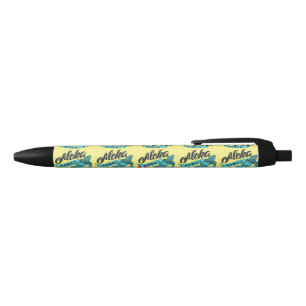 Aloha Hawaii Surf Rider Thunder_Cove Black Ink Pen