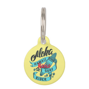 Aloha Hawaii Surf Rider Thunder_Cove Pet Tag