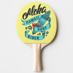 Aloha Hawaii Surf Rider Thunder_Cove Ping Pong Paddle