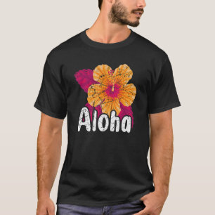 Aloha Hawaii Surfing Retro Sunset 10 T-Shirt