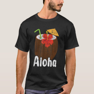Aloha Hawaii Surfing Retro Sunset 7 T-Shirt