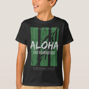 Aloha Hawaii Surfing Sunset Beach T-Shirt