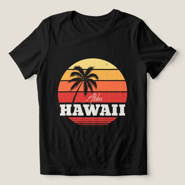 Aloha Hawaii Tri-Blend Shirt (Design Front)