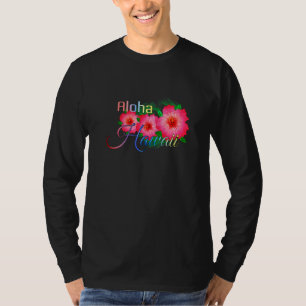 Aloha Hawaii Tropical Island Flowers T-Shirt