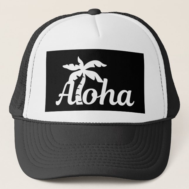 Aloha Hawaii Trucker Hat (Front)