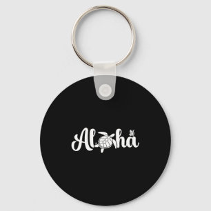 Aloha hawaii turtle hawaiian island trip kids men key ring