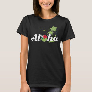 Aloha Hawaii Vacation Surf Travel Cruise Girls Tr T-Shirt