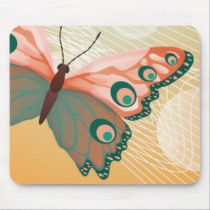 Aloha Hawaiian Butterfly Wedding Love Art Destiny Mouse Pad