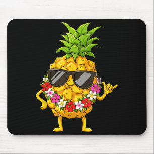 Aloha Hawaiian Cute Ne Shaka Hibiscus Kids Girls Mouse Pad