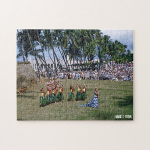 Aloha Hawaiian Dancers Jigsaw Puzzle