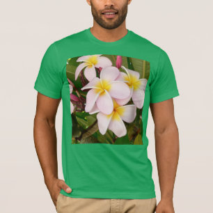 Aloha Hawaiian Frangipani Blossoms Bridal Shower T-Shirt