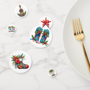 ALOHA HAWAIIAN HOLIDAY CHRISTMAS THEME CONFETTI
