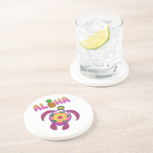 Aloha Hawaiian Honu Turtle Coaster