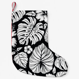 Aloha Hawaiian Shirt Seamless Background Pattern. Small Christmas Stocking