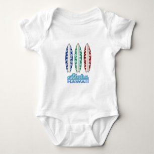 ALOHA - Hawaiian Surfboards Baby Bodysuit