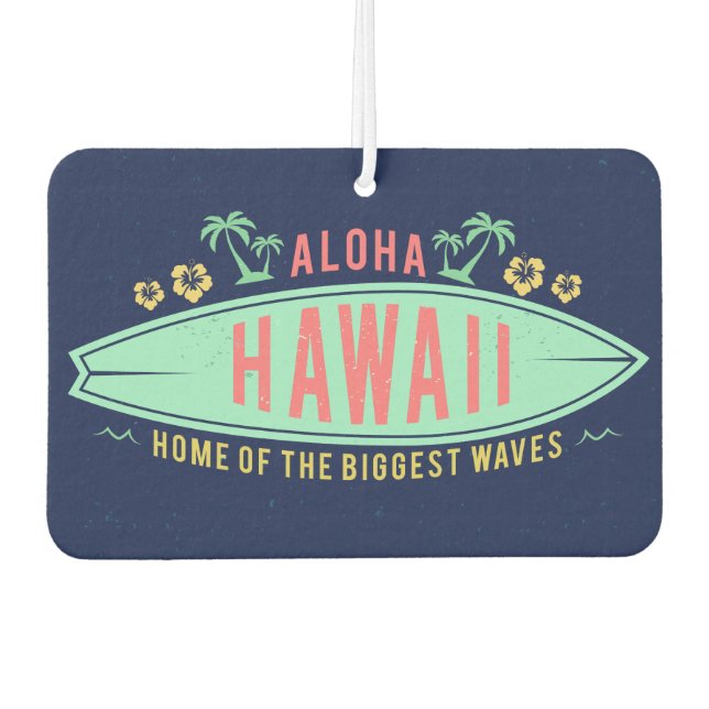 Aloha Hawaiian Surfer car air freshner Car Air Freshener (Front)