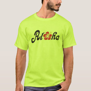Aloha Hibiscus - flat Hawaii design + your ideas T-Shirt