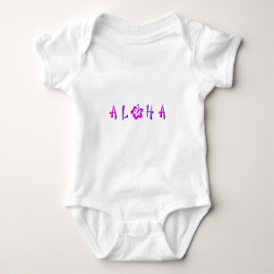 Aloha Hibiscus Logo Baby Bodysuit