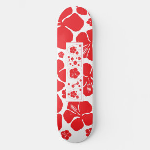 Aloha Hibiscus Skateboard